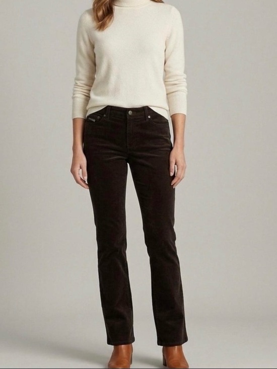 Polo Ralph Lauren Pants - POLO Ralph Lauren Women’s Brown corduroy mid rise straight leg pants